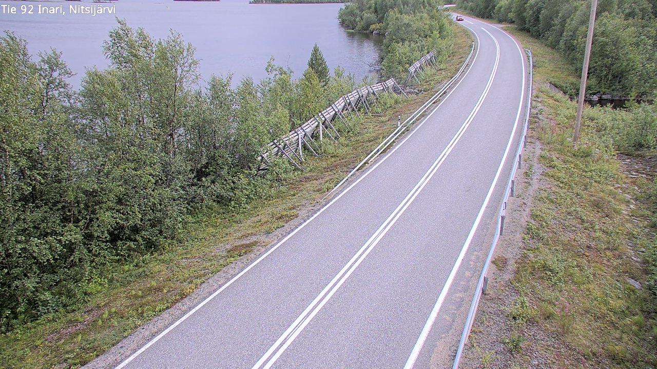 Kelikamerat Kuva Tie 92 Inari, Nitsijärvi, Inari, Lappi