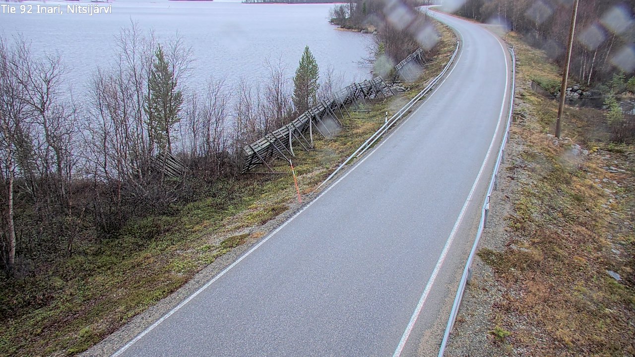 Kelikamerat Kuva Tie 92 Inari, Nitsijärvi, Inari, Lappi