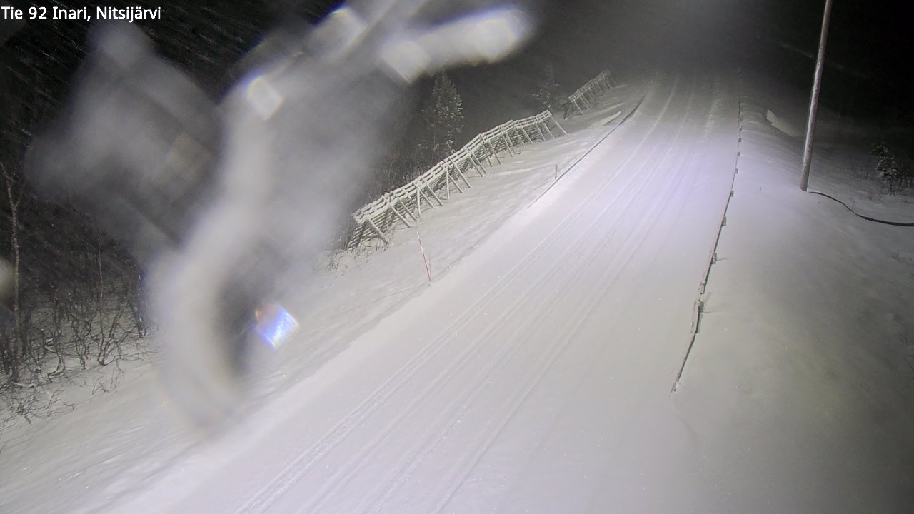 Weather Camera Image Road 92 Inari, Nitsijärvi, Inari, Lappi