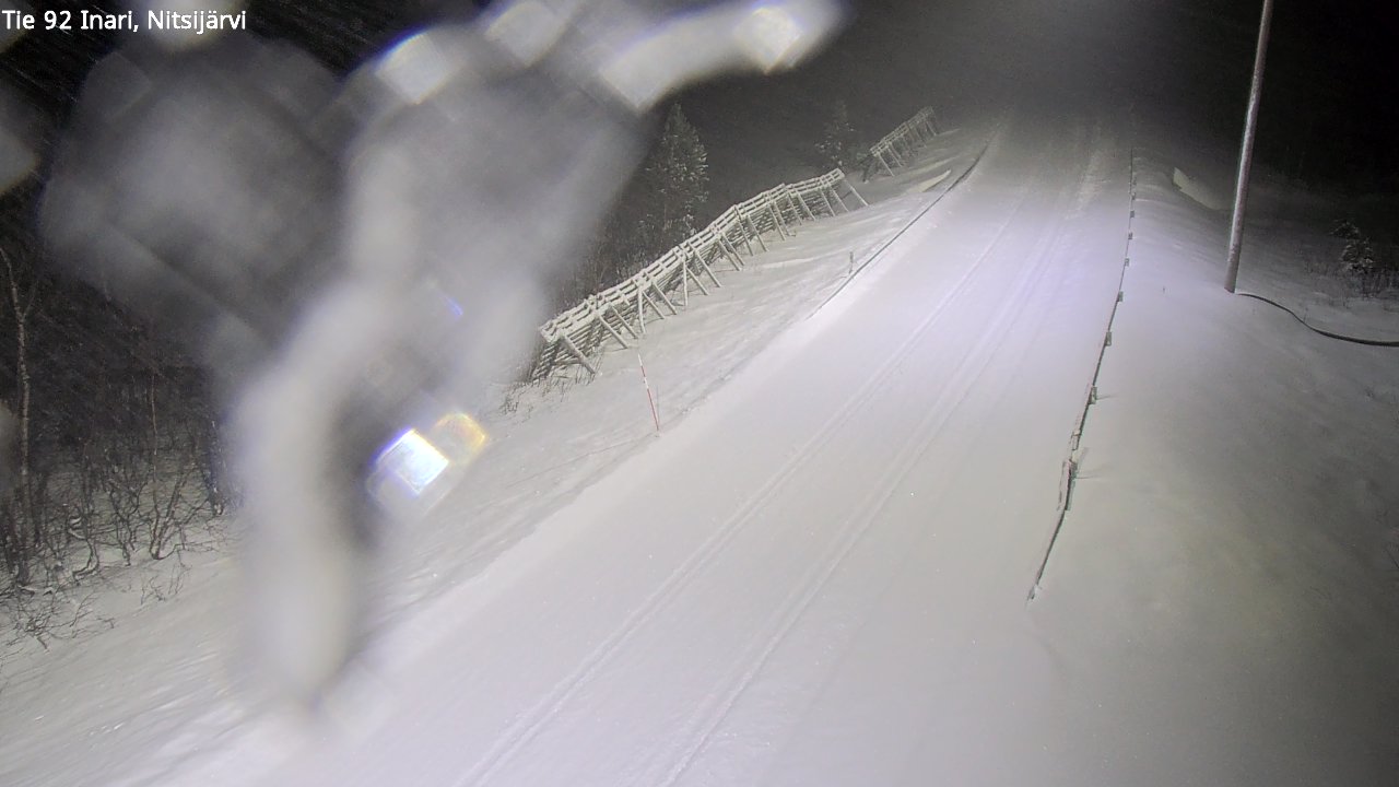 Weather Camera Image Road 92 Inari, Nitsijärvi, Inari, Lappi