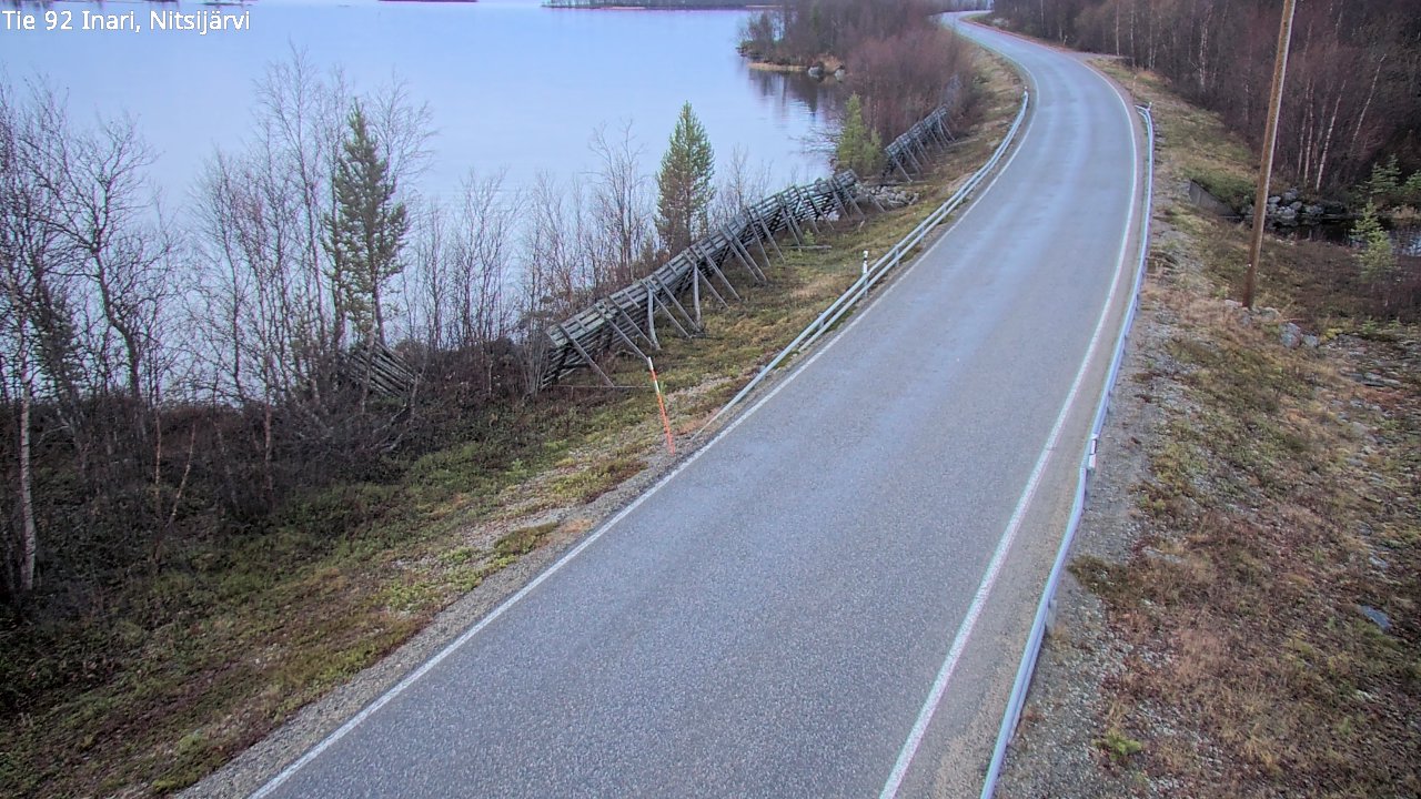 Kelikamerat Kuva Tie 92 Inari, Nitsijärvi, Inari, Lappi