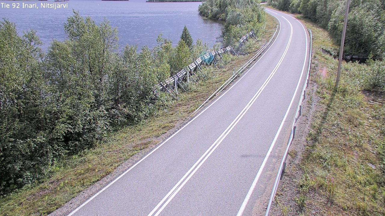 Kelikamerat Kuva Tie 92 Inari, Nitsijärvi, Inari, Lappi