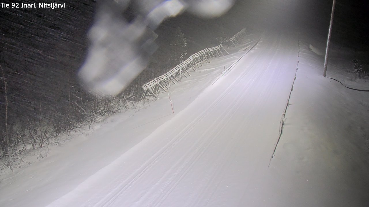 Weather Camera Image Road 92 Inari, Nitsijärvi, Inari, Lappi