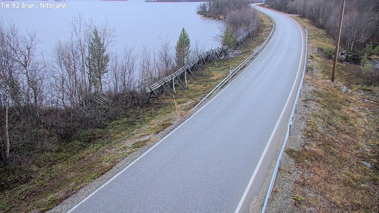 Kelikamerat Kuva Tie 92 Inari, Nitsijärvi, Inari, Lappi