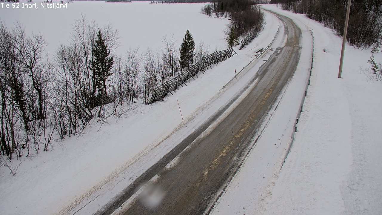Kelikamerat Kuva Tie 92 Inari, Nitsijärvi, Inari, Lappi