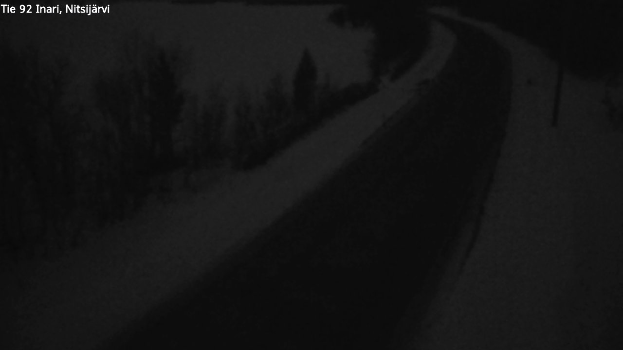 Kelikamerat Kuva Tie 92 Inari, Nitsijärvi, Inari, Lappi