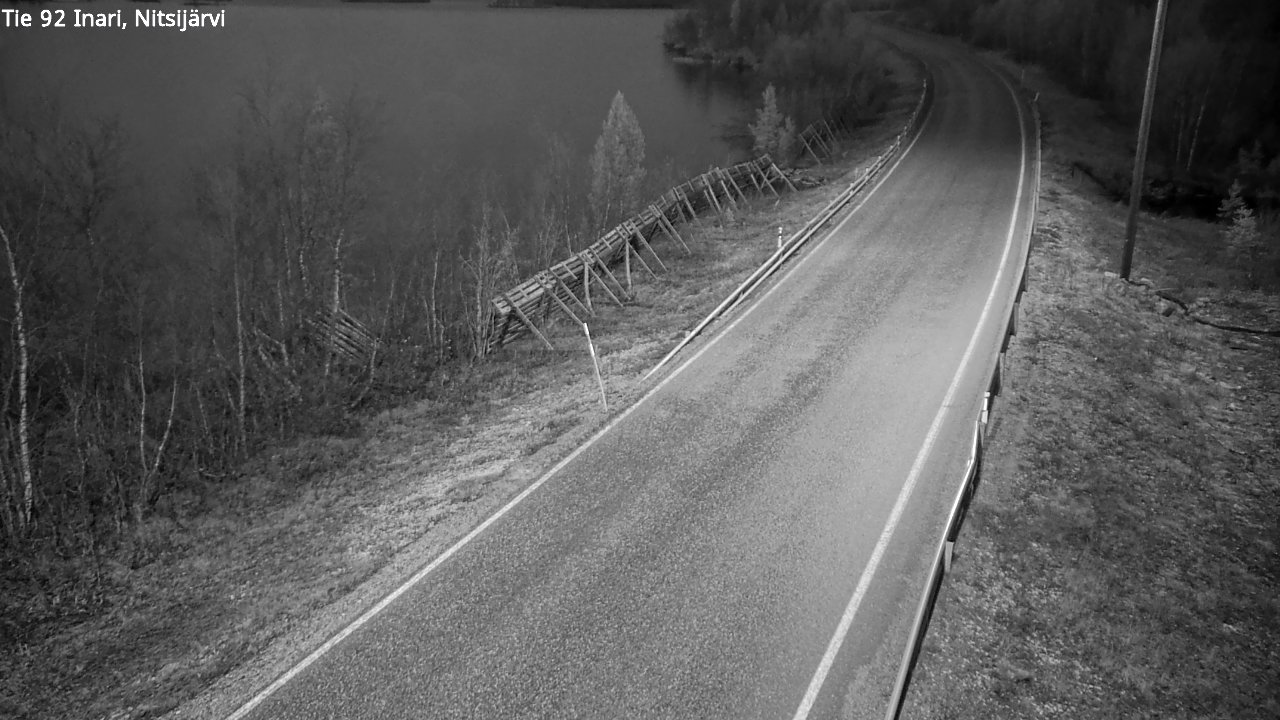 Kelikamerat Kuva Tie 92 Inari, Nitsijärvi, Inari, Lappi