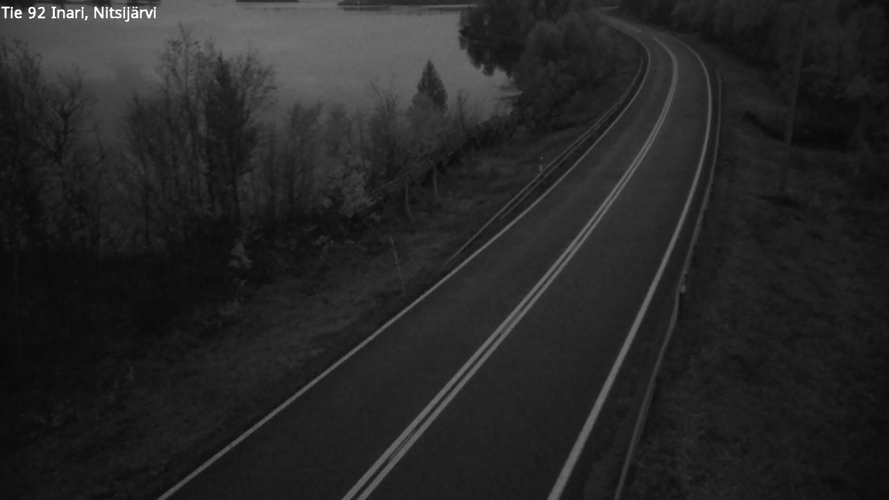 Kelikamerat Kuva Tie 92 Inari, Nitsijärvi, Inari, Lappi