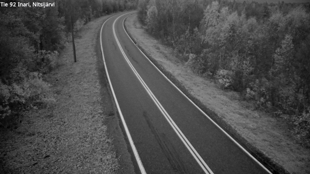 Kelikamerat Kuva Tie 92 Inari, Nitsijärvi, Inari, Lappi