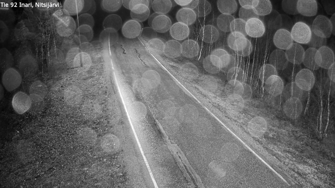 Kelikamerat Kuva Tie 92 Inari, Nitsijärvi, Inari, Lappi