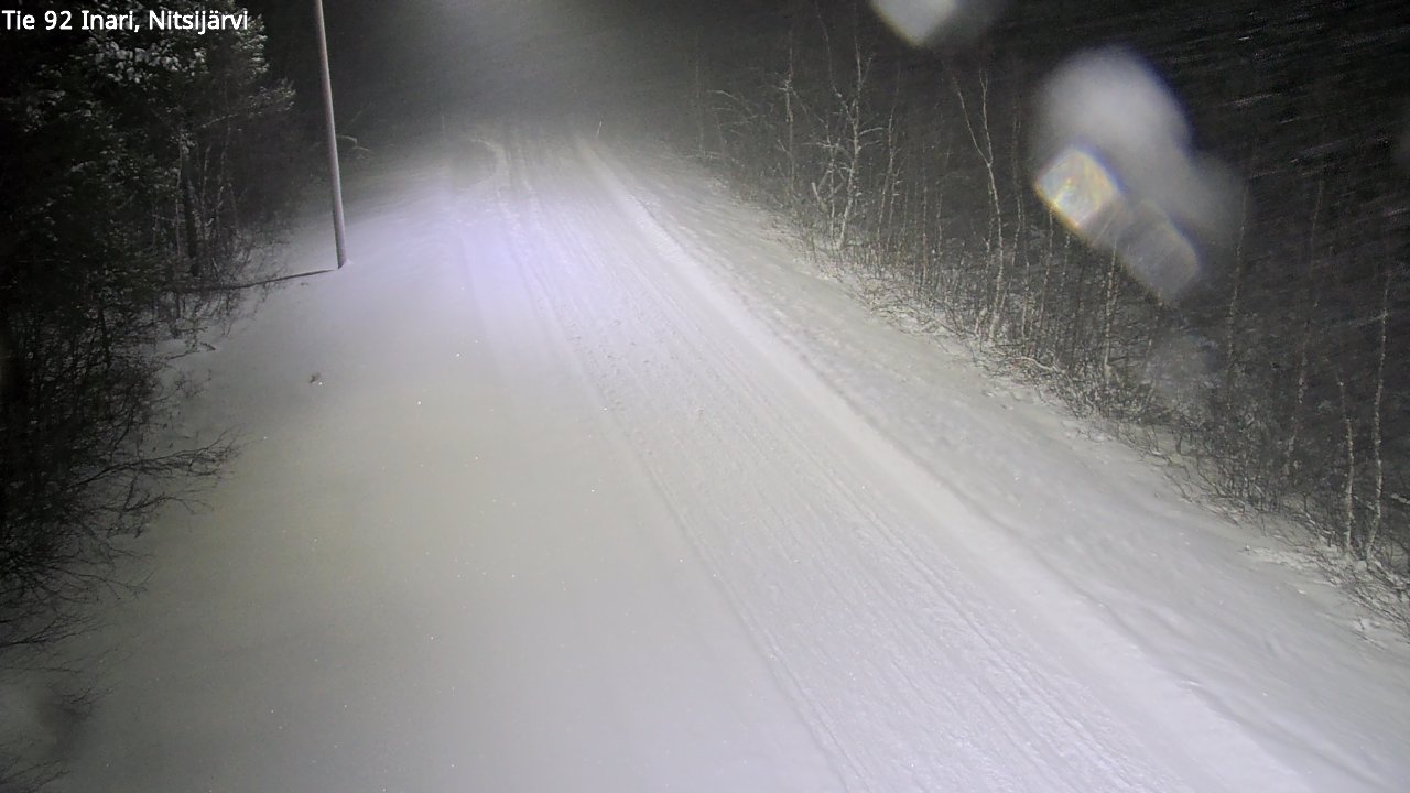 Weather Camera Image Road 92 Inari, Nitsijärvi, Inari, Lappi