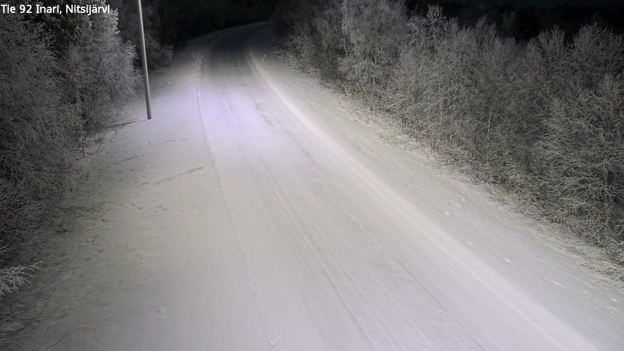 Kelikamerat Kuva Tie 92 Inari, Nitsijärvi, Inari, Lappi