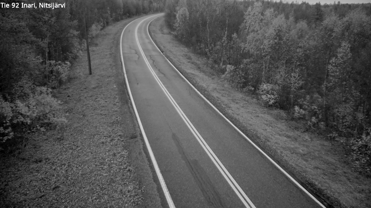 Kelikamerat Kuva Tie 92 Inari, Nitsijärvi, Inari, Lappi