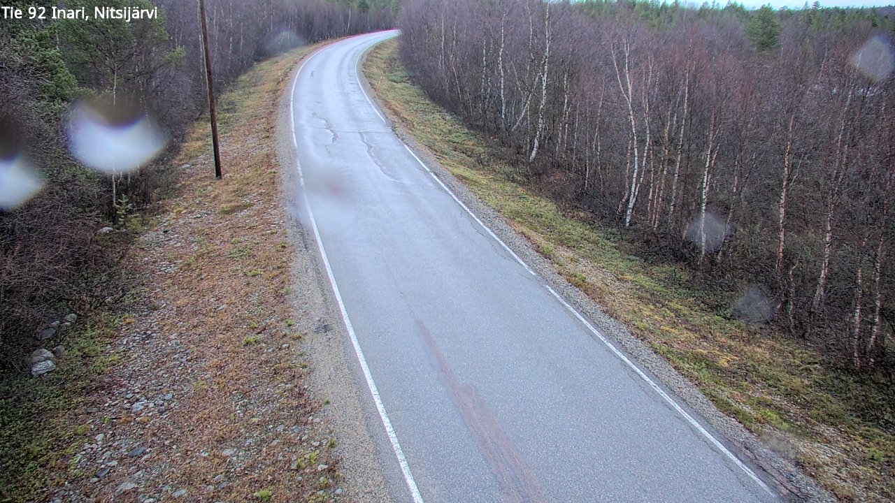 Kelikamerat Kuva Tie 92 Inari, Nitsijärvi, Inari, Lappi