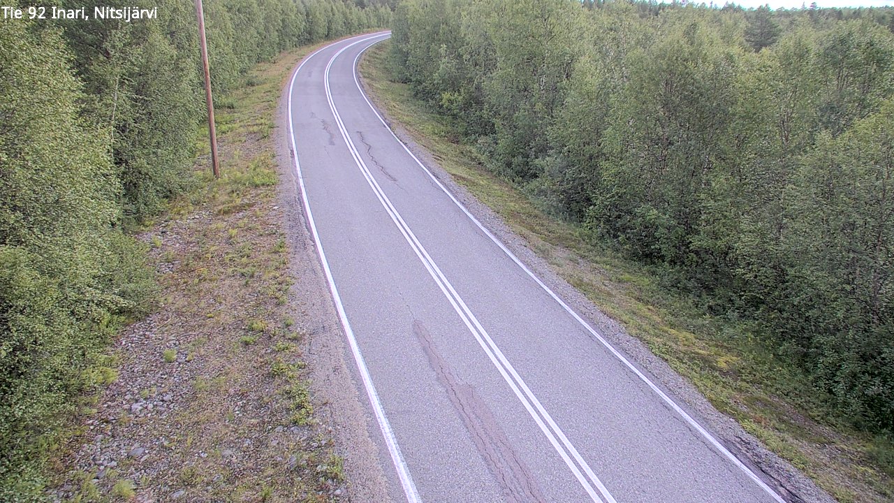 Kelikamerat Kuva Tie 92 Inari, Nitsijärvi, Inari, Lappi