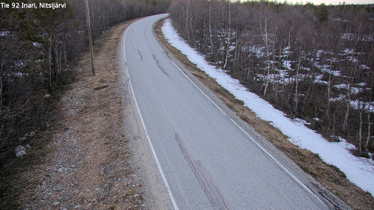 Kelikamerat Kuva Tie 92 Inari, Nitsijärvi, Inari, Lappi