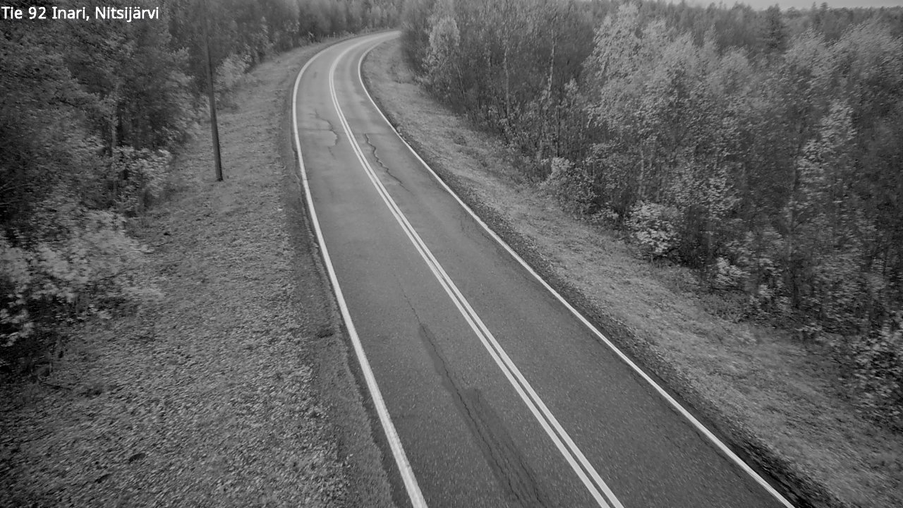 Kelikamerat Kuva Tie 92 Inari, Nitsijärvi, Inari, Lappi