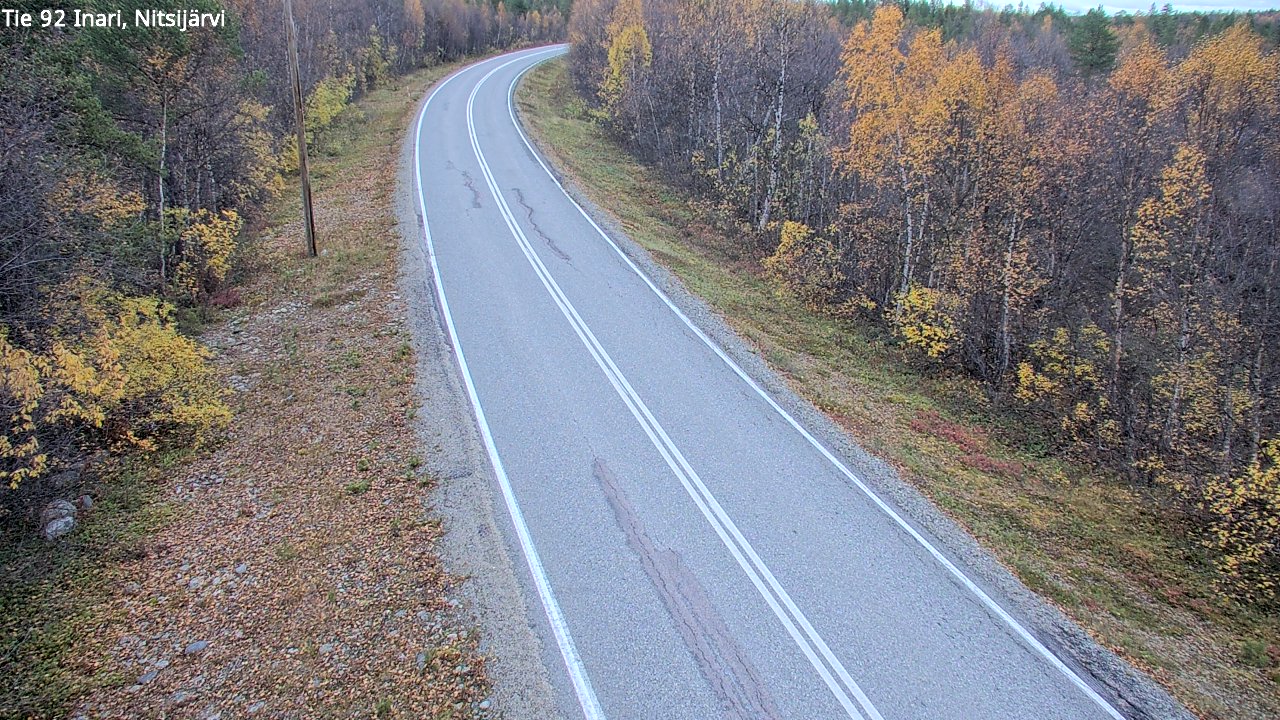 Kelikamerat Kuva Tie 92 Inari, Nitsijärvi, Inari, Lappi