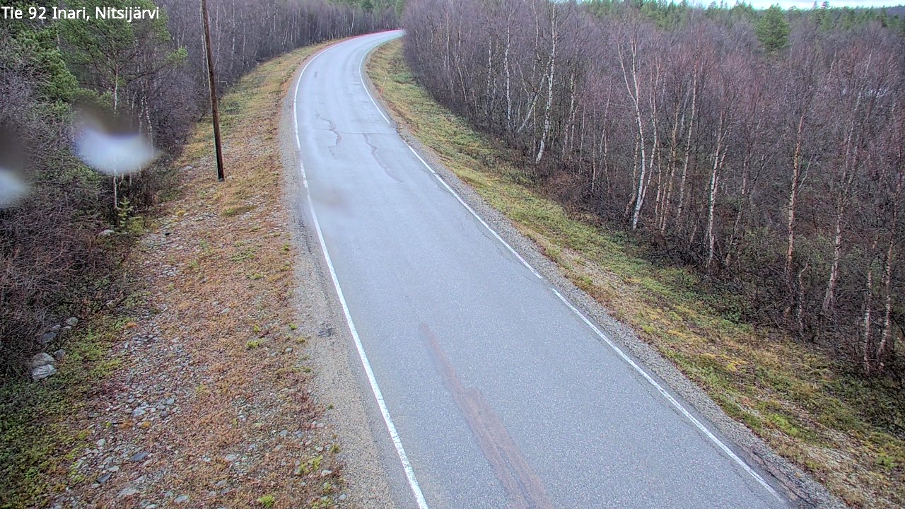 Kelikamerat Kuva Tie 92 Inari, Nitsijärvi, Inari, Lappi