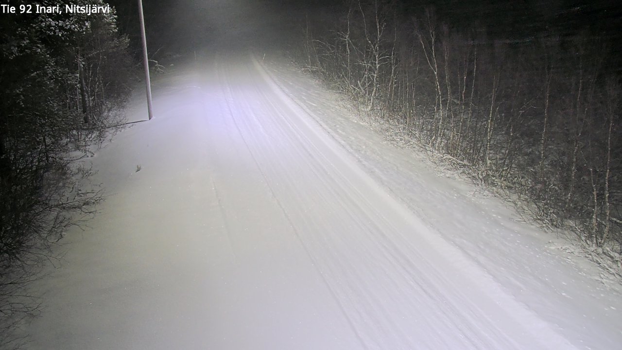 Kelikamerat Kuva Tie 92 Inari, Nitsijärvi, Inari, Lappi