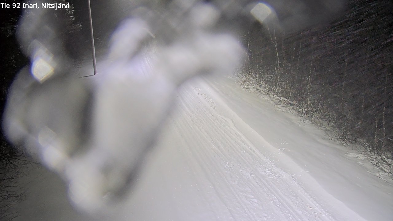 Weather Camera Image Road 92 Inari, Nitsijärvi, Inari, Lappi