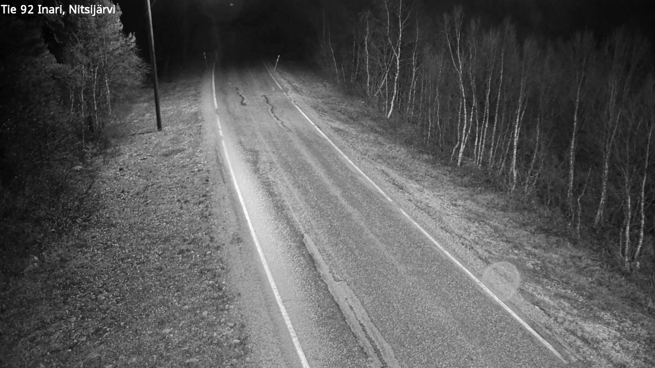 Kelikamerat Kuva Tie 92 Inari, Nitsijärvi, Inari, Lappi