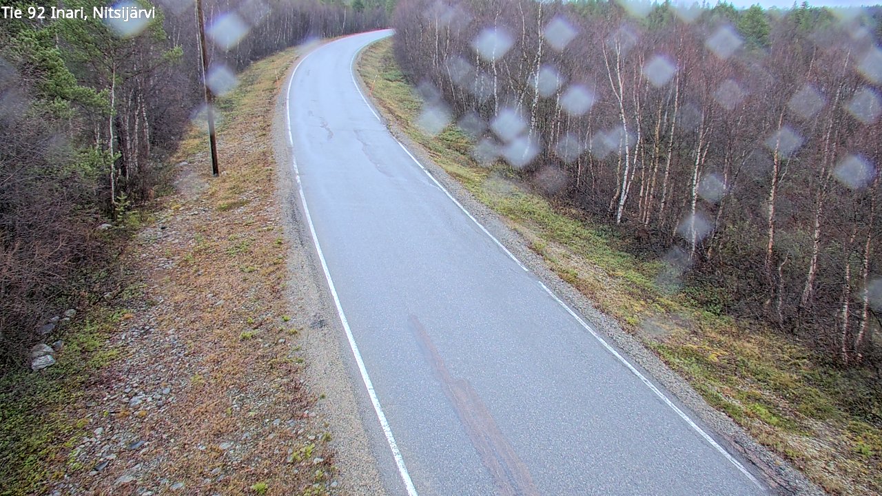 Kelikamerat Kuva Tie 92 Inari, Nitsijärvi, Inari, Lappi