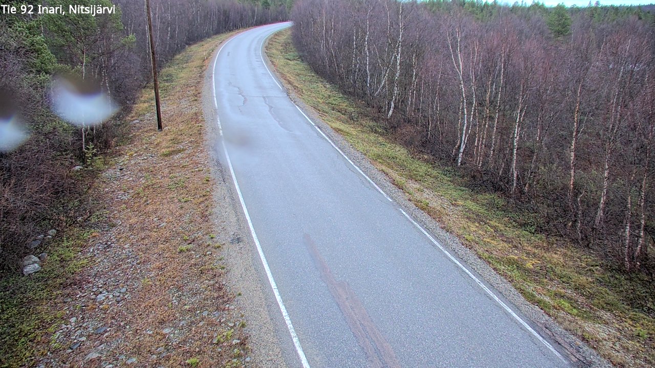 Kelikamerat Kuva Tie 92 Inari, Nitsijärvi, Inari, Lappi