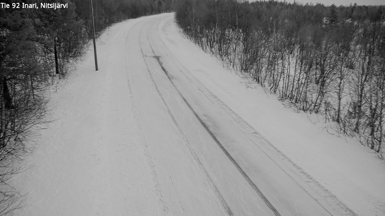 Kelikamerat Kuva Tie 92 Inari, Nitsijärvi, Inari, Lappi