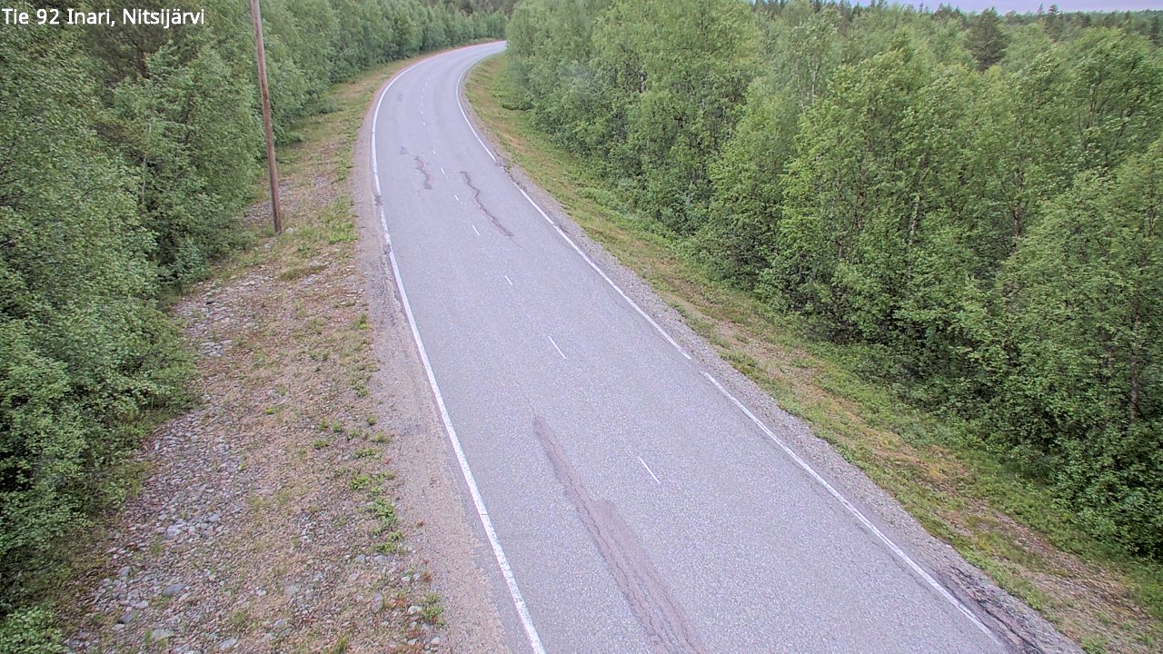 Kelikamerat Kuva Tie 92 Inari, Nitsijärvi, Inari, Lappi