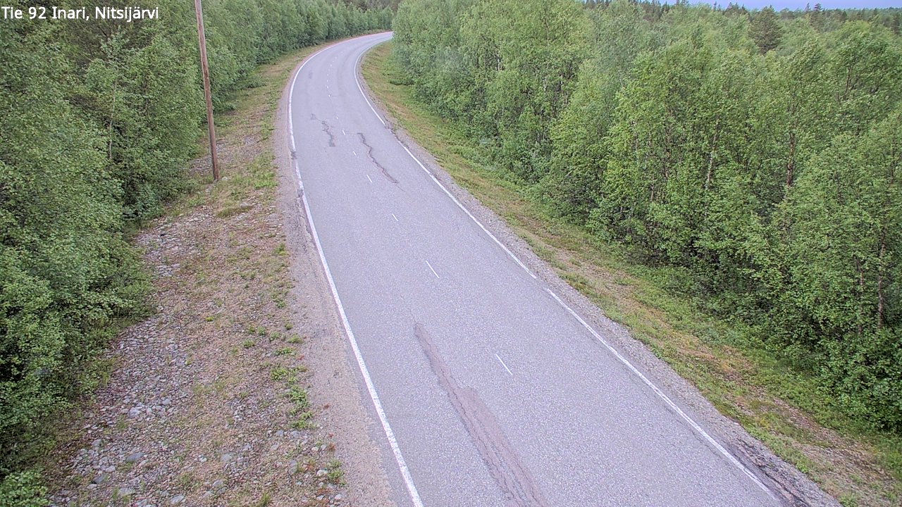Kelikamerat Kuva Tie 92 Inari, Nitsijärvi, Inari, Lappi