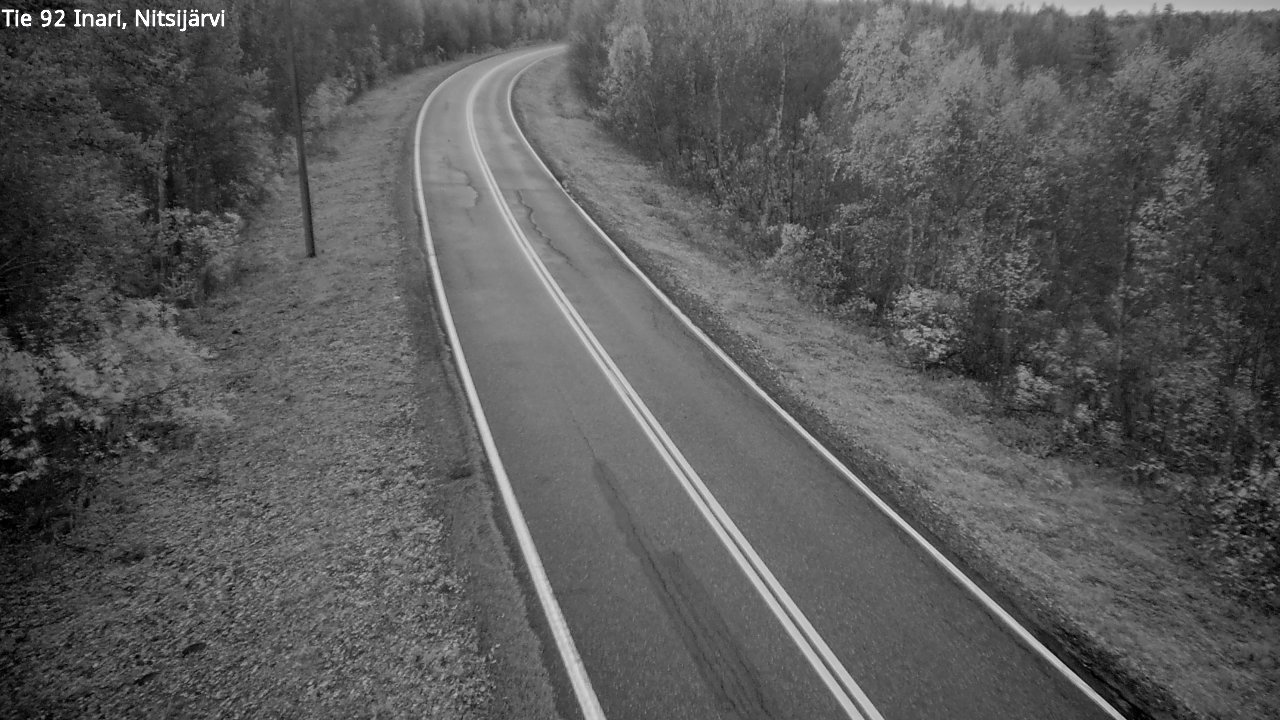 Kelikamerat Kuva Tie 92 Inari, Nitsijärvi, Inari, Lappi