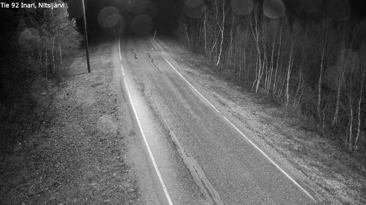 Kelikamerat Kuva Tie 92 Inari, Nitsijärvi, Inari, Lappi