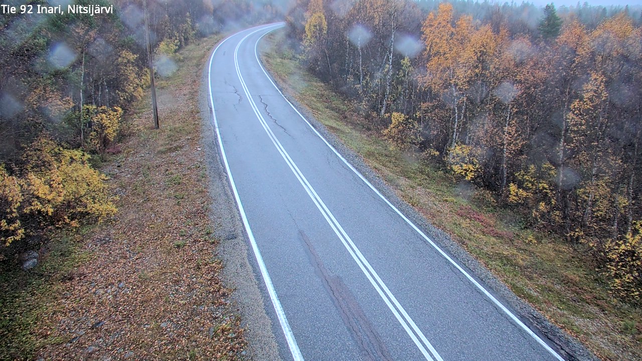 Kelikamerat Kuva Tie 92 Inari, Nitsijärvi, Inari, Lappi