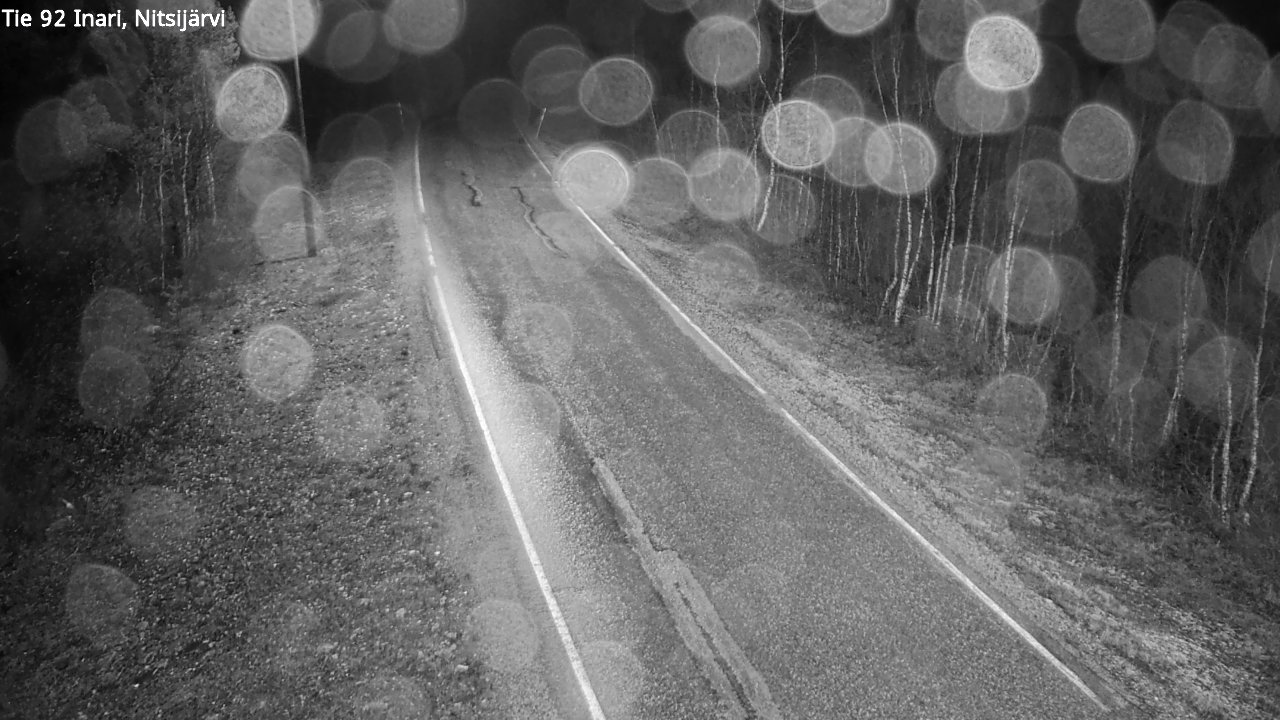 Kelikamerat Kuva Tie 92 Inari, Nitsijärvi, Inari, Lappi