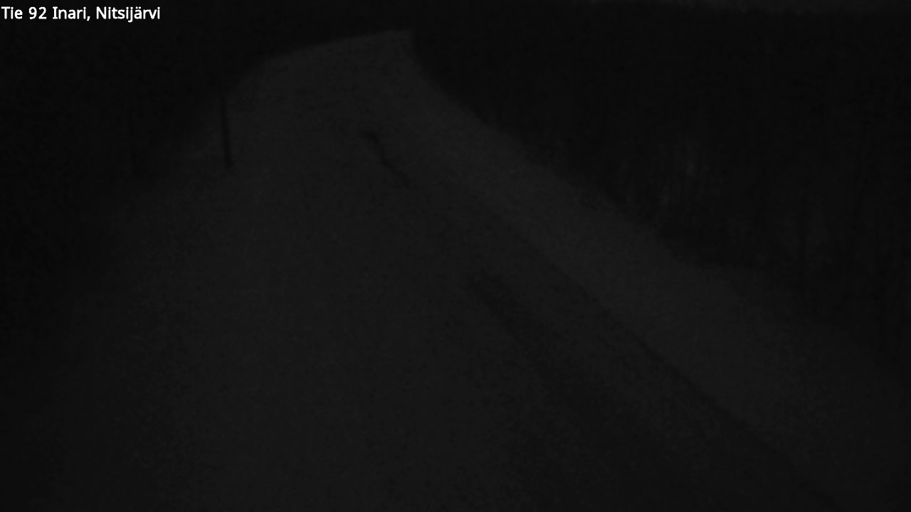 Kelikamerat Kuva Tie 92 Inari, Nitsijärvi, Inari, Lappi