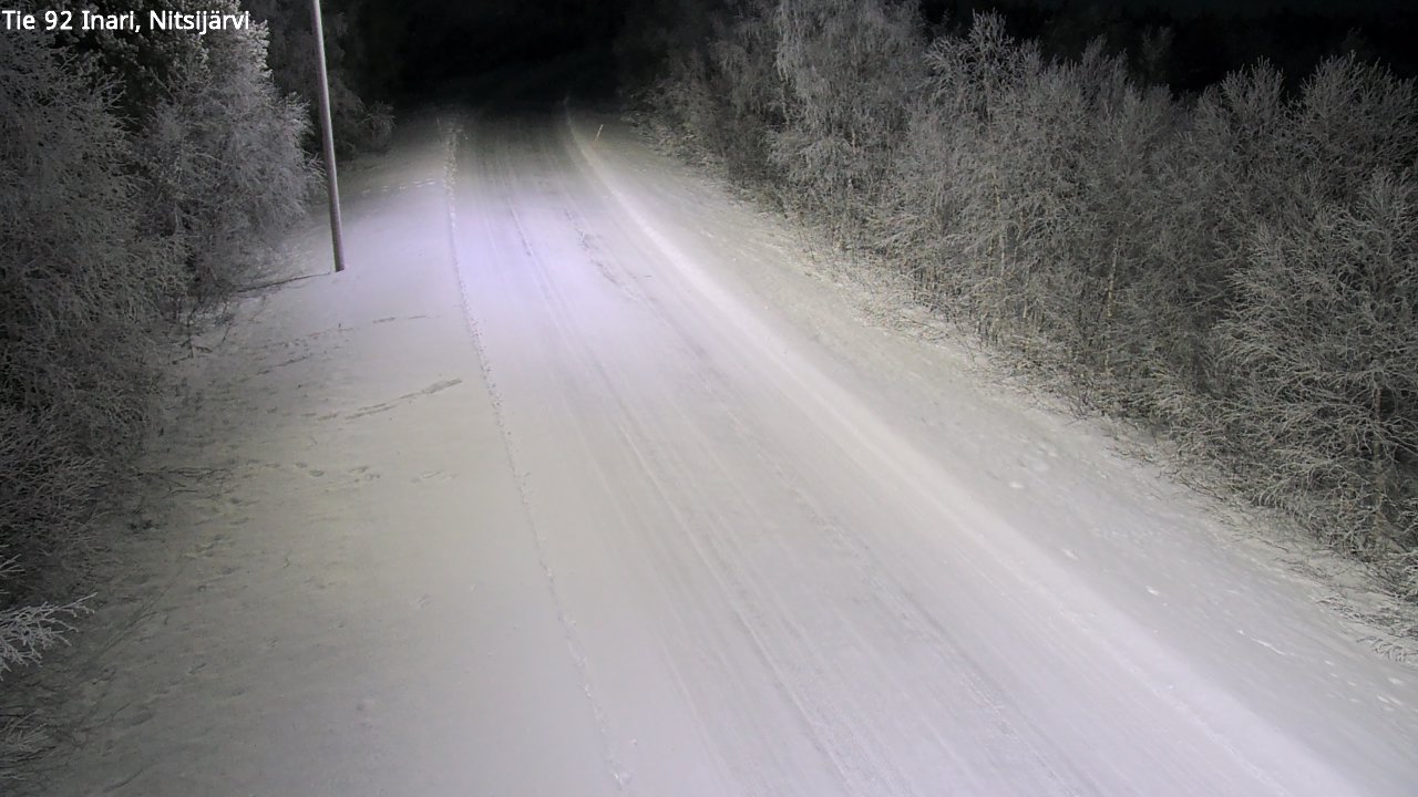 Kelikamerat Kuva Tie 92 Inari, Nitsijärvi, Inari, Lappi