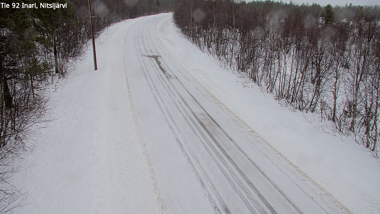 Kelikamerat Kuva Tie 92 Inari, Nitsijärvi, Inari, Lappi