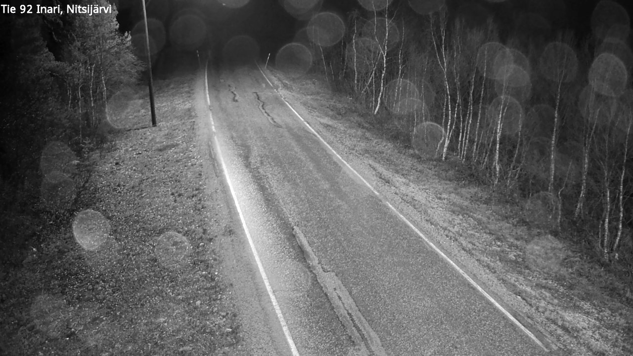 Kelikamerat Kuva Tie 92 Inari, Nitsijärvi, Inari, Lappi