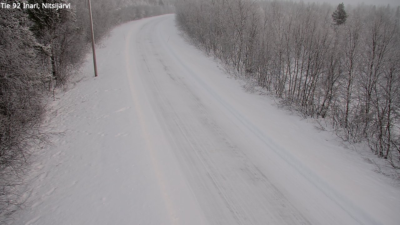 Kelikamerat Kuva Tie 92 Inari, Nitsijärvi, Inari, Lappi