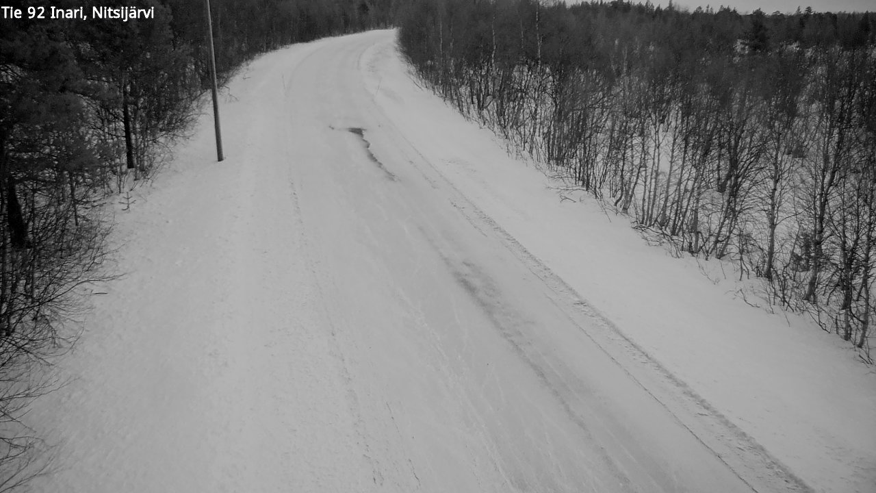 Kelikamerat Kuva Tie 92 Inari, Nitsijärvi, Inari, Lappi