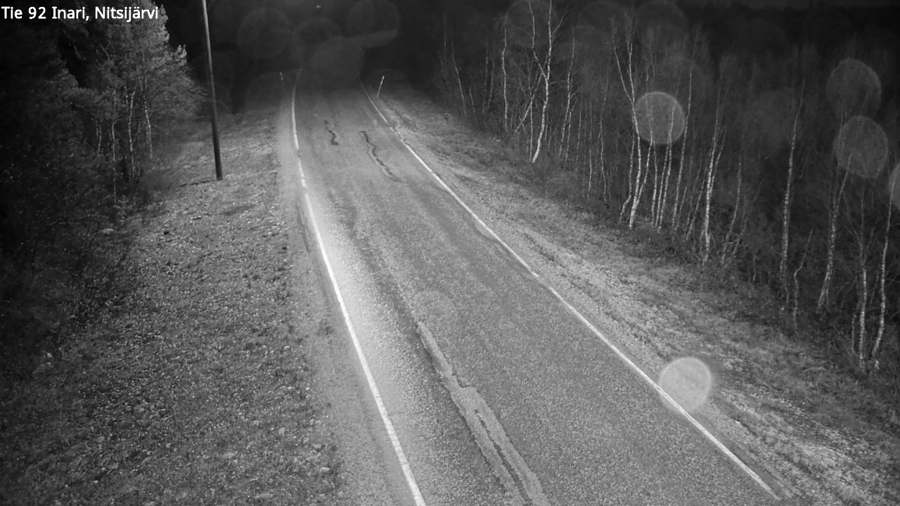 Kelikamerat Kuva Tie 92 Inari, Nitsijärvi, Inari, Lappi