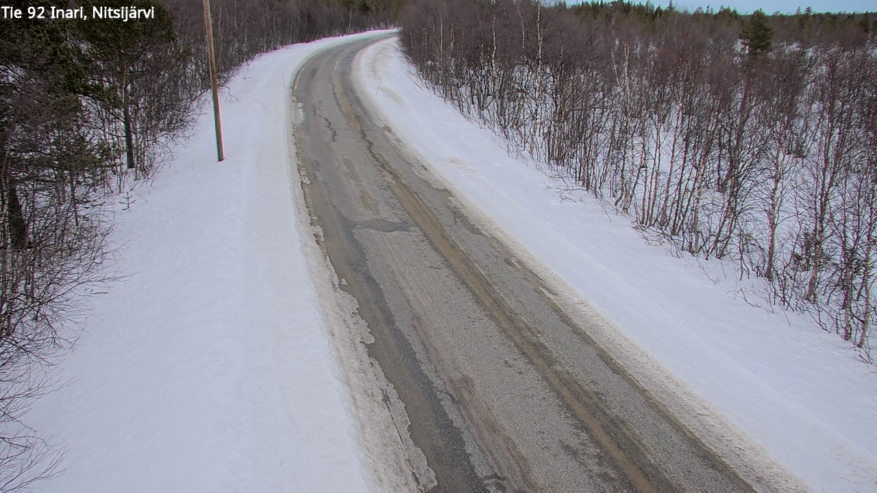 Kelikamerat Kuva Tie 92 Inari, Nitsijärvi, Inari, Lappi