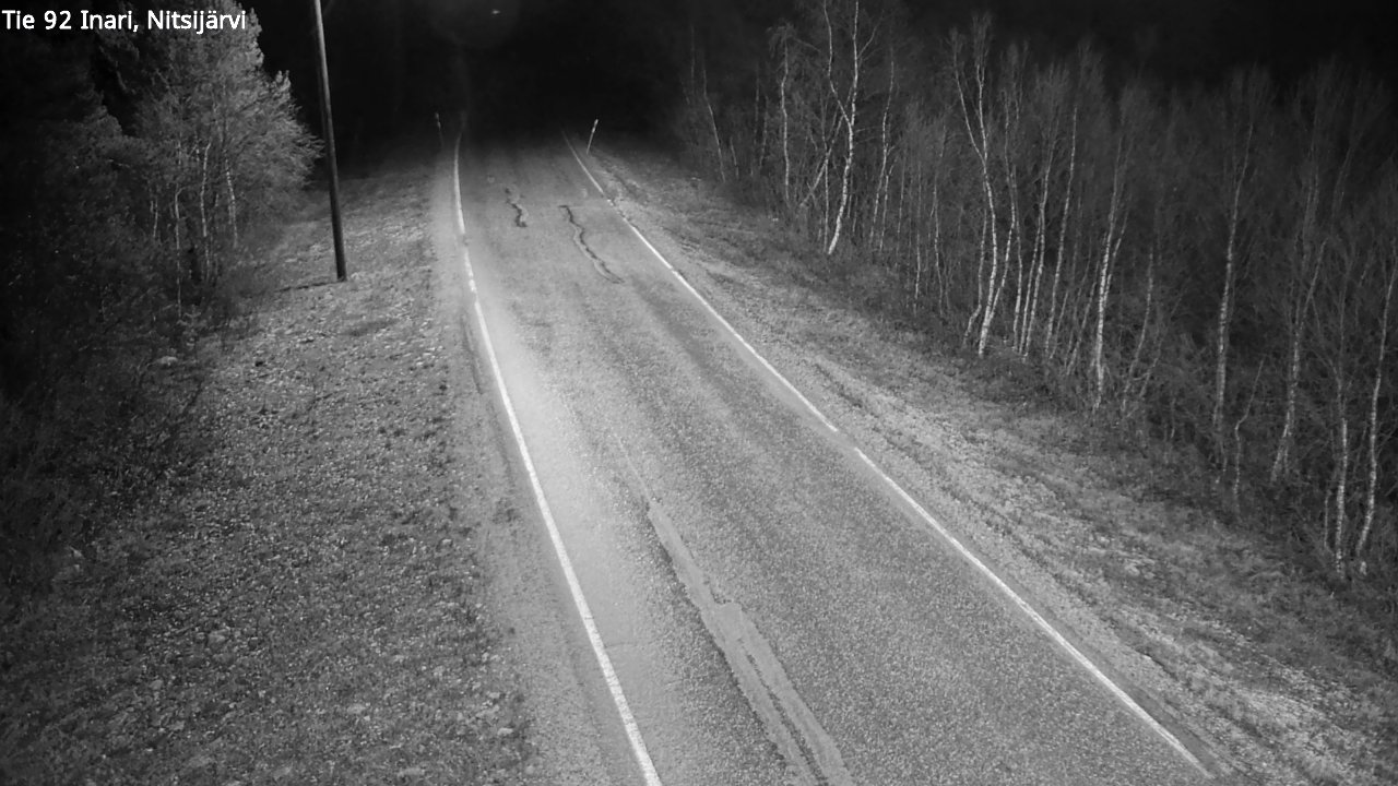 Kelikamerat Kuva Tie 92 Inari, Nitsijärvi, Inari, Lappi