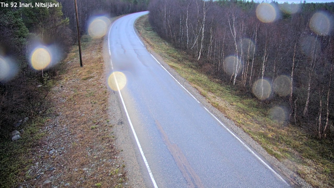 Kelikamerat Kuva Tie 92 Inari, Nitsijärvi, Inari, Lappi