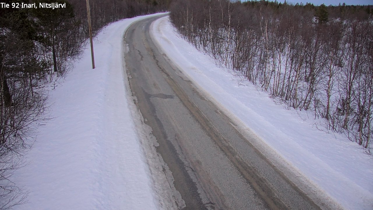Kelikamerat Kuva Tie 92 Inari, Nitsijärvi, Inari, Lappi