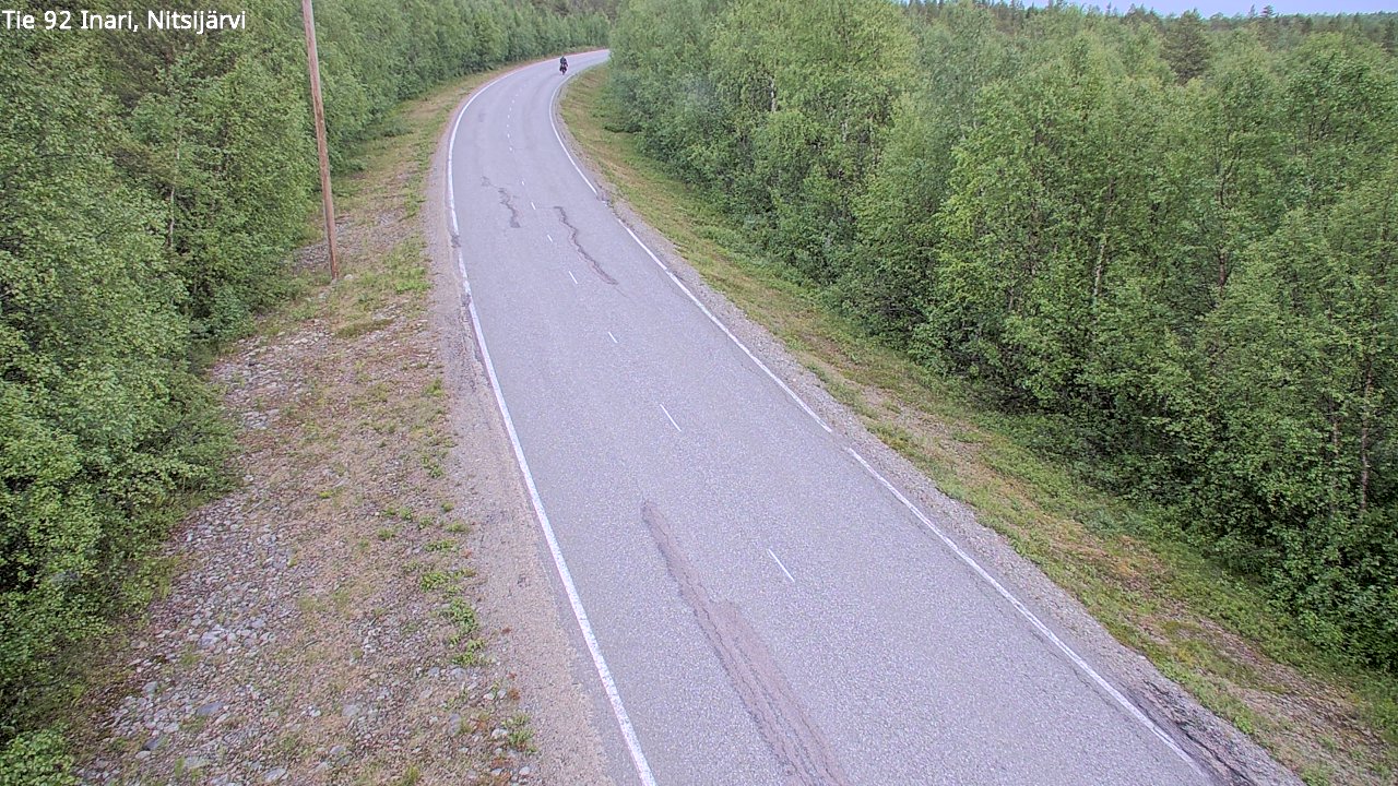 Kelikamerat Kuva Tie 92 Inari, Nitsijärvi, Inari, Lappi