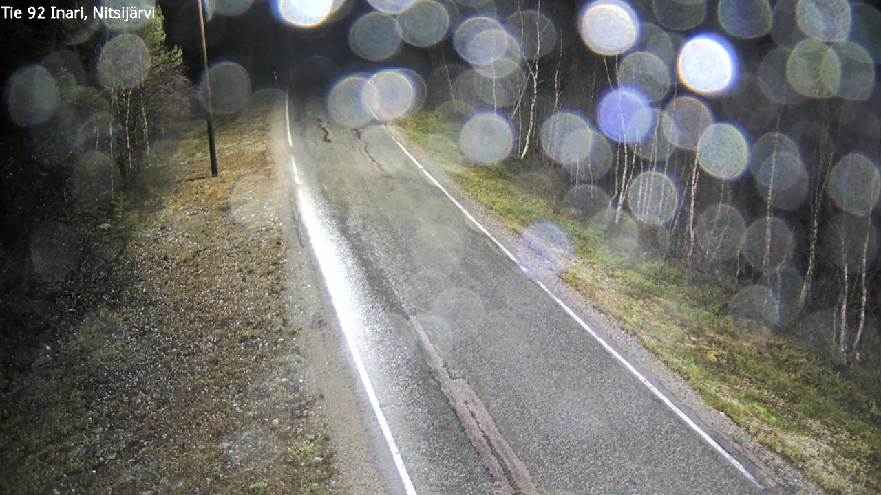 Kelikamerat Kuva Tie 92 Inari, Nitsijärvi, Inari, Lappi