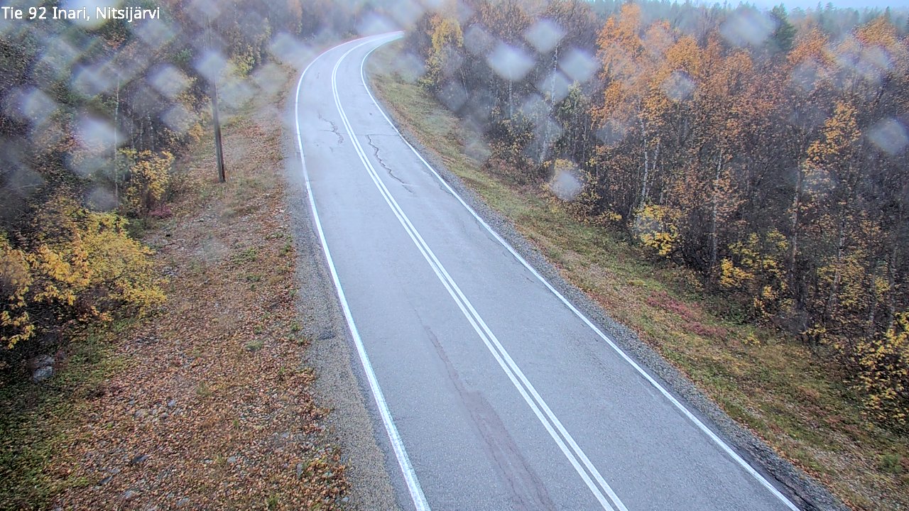 Kelikamerat Kuva Tie 92 Inari, Nitsijärvi, Inari, Lappi