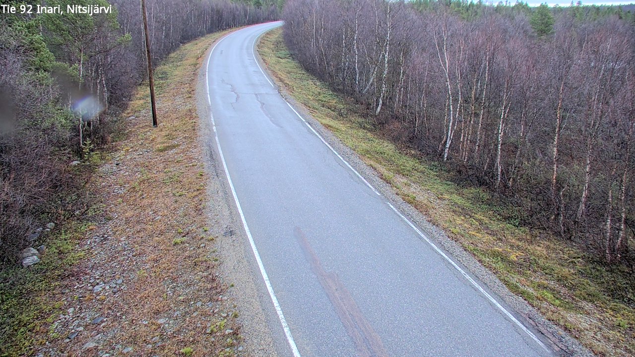 Kelikamerat Kuva Tie 92 Inari, Nitsijärvi, Inari, Lappi
